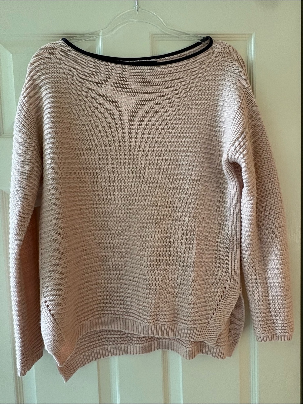 Atmosphere Soft Blush Crewneck Knit Sweater